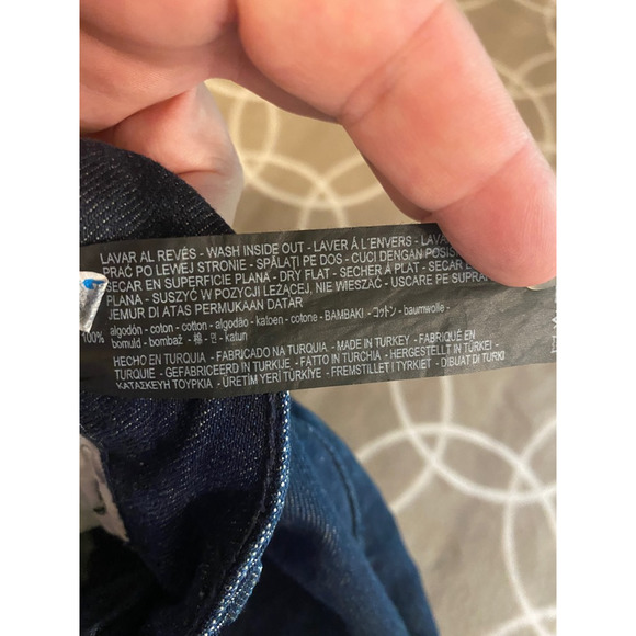 Zara Womens Women Slim Skinny Jeans Blue Pockets Dark Wash High Rise Denim 8 - Picture 8 of 9